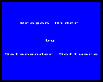 Dragon Rider (19xx)(Salamander)[DR1] screen shot title